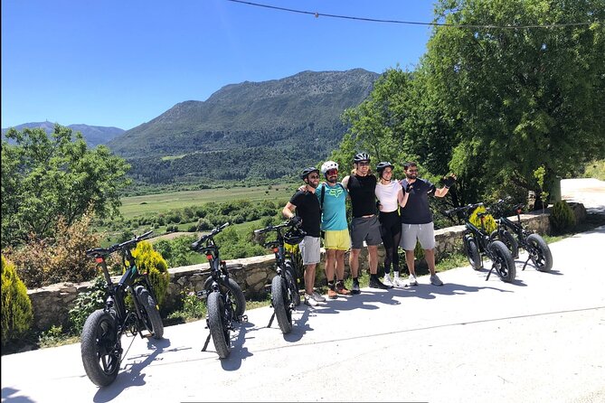 Lefkada: Mountain Gems Electric Fat Bicycle Tour & Tasting - Rural roads, viewpoints, and the final climb
