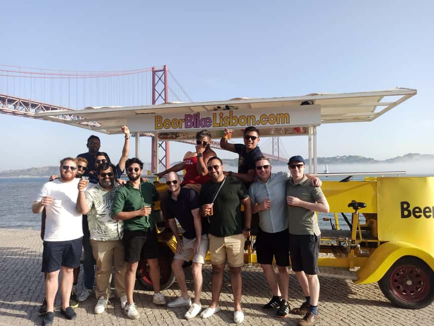 Lisbon: 1-Hour Beer, Sangria or Wine Bike Sightseeing Tour - Key points to know before you book