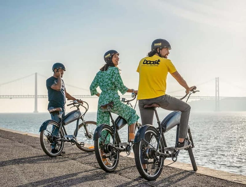 Lisbon: Electric Bike Tour by the River to Belém - Under the 25th of April Bridge