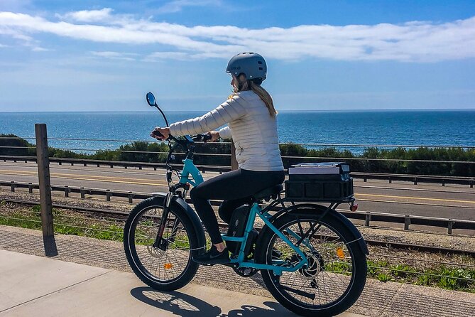 Local Guided Electric Bike Tour from Solana Beach to Encinitas - Self Realization Fellowship and the Pacific view
