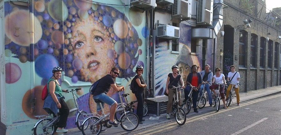 London: Street Art Bike Tour - Why a bike works so well in East London