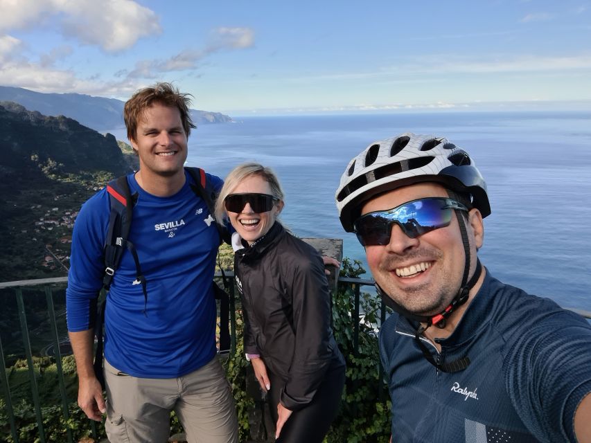Madeira: Guided E-bike Tour of the North Coast - Leaving Boaventura and climbing above the coast