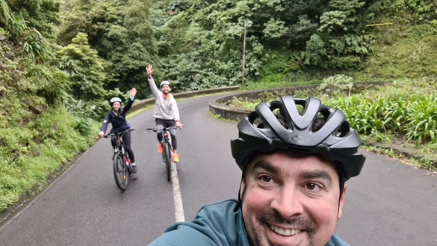 Madeira: Guided E-bike Tour of the North Coast - Through laurel forest, farms, and a small tunnel