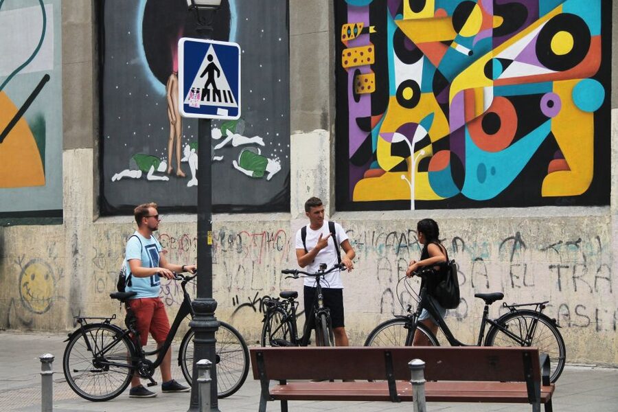 Madrid: Street Art Bike Tour - Malasaña and the Pinta Malasaña festival
