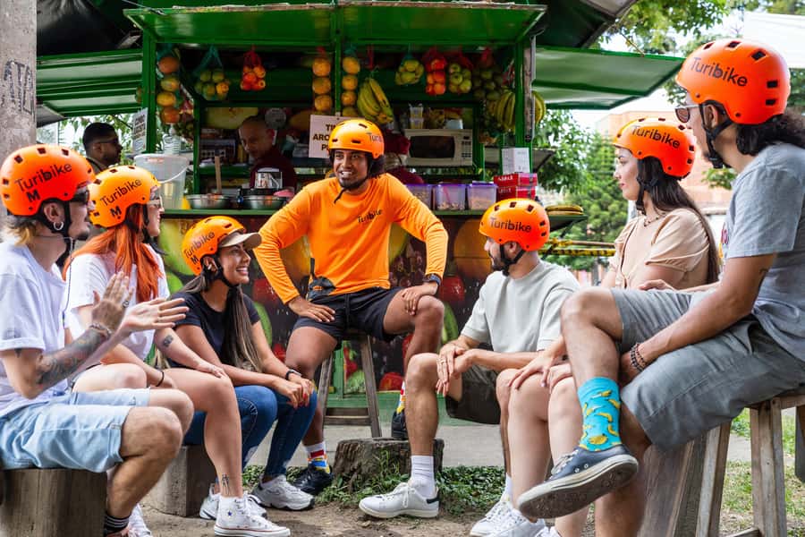 Medellín: E-bike and Foodie Tour - Starting at Turibike on an industrial street