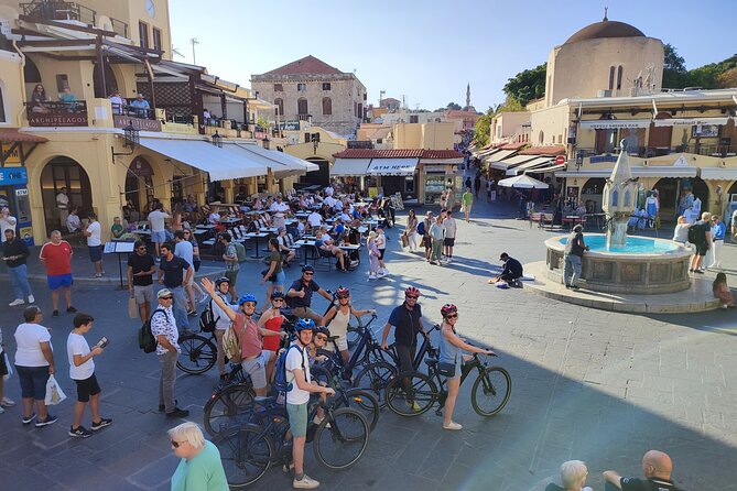 Mediaeval Rhodes E-bike Highlights Photo Tour Morning/Sunset - Through the UNESCO-listed Old Town