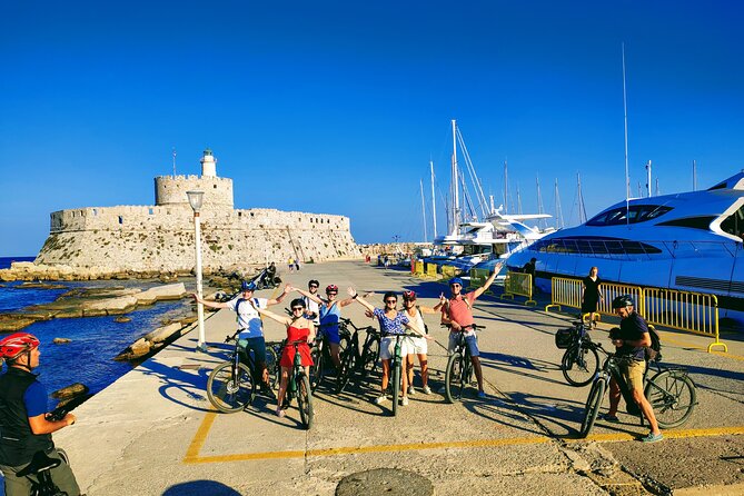 Mediaeval Rhodes E-bike Highlights Photo Tour Morning/Sunset - The Palace of the Grand Master and the medieval fortress