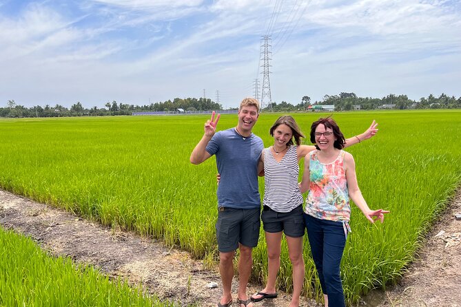 Mekong Day Trip Explore Village Bicycle CookingClass Group 12 Pax - A short cruise on the Tien River