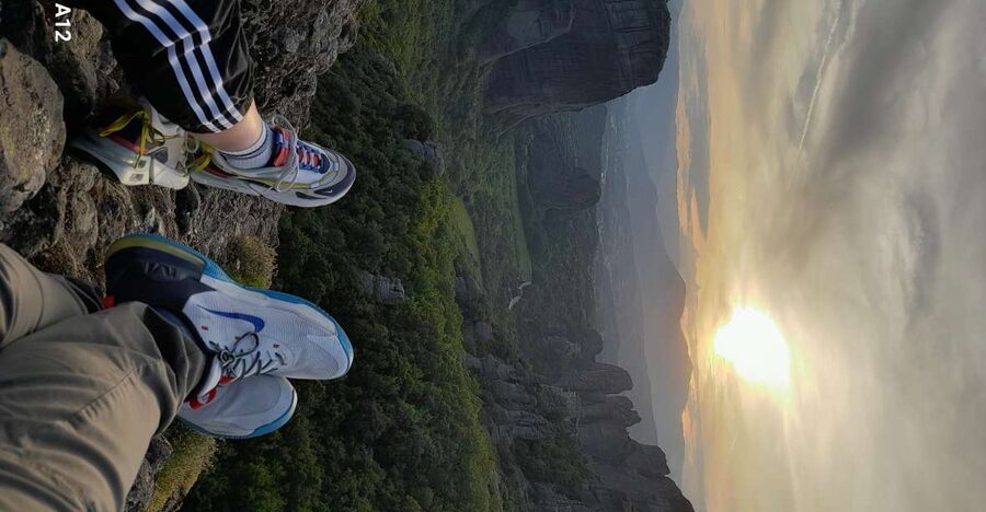 Meteora: E-Bike Epic Sunset Tour With Local Guide & Drink - Bandovas caves and the monks who lived there