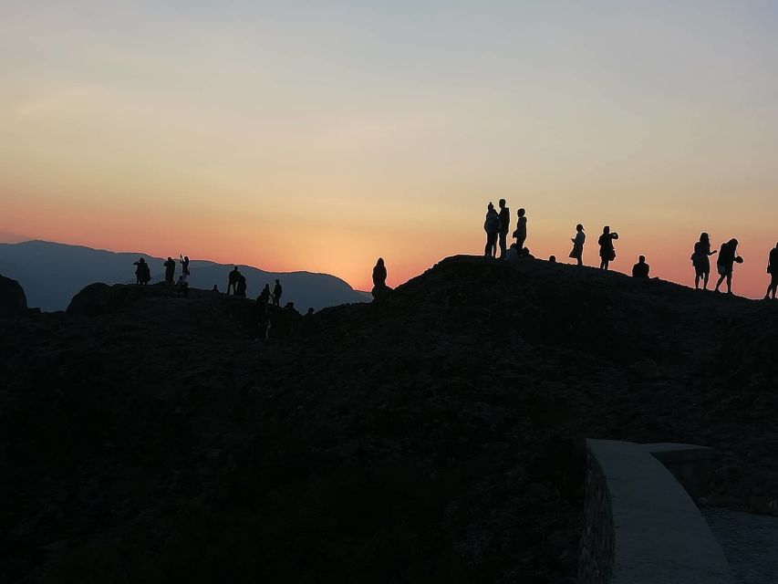 Meteora Sunset Tour on E-bikes - The sunset viewpoint and the final ride back