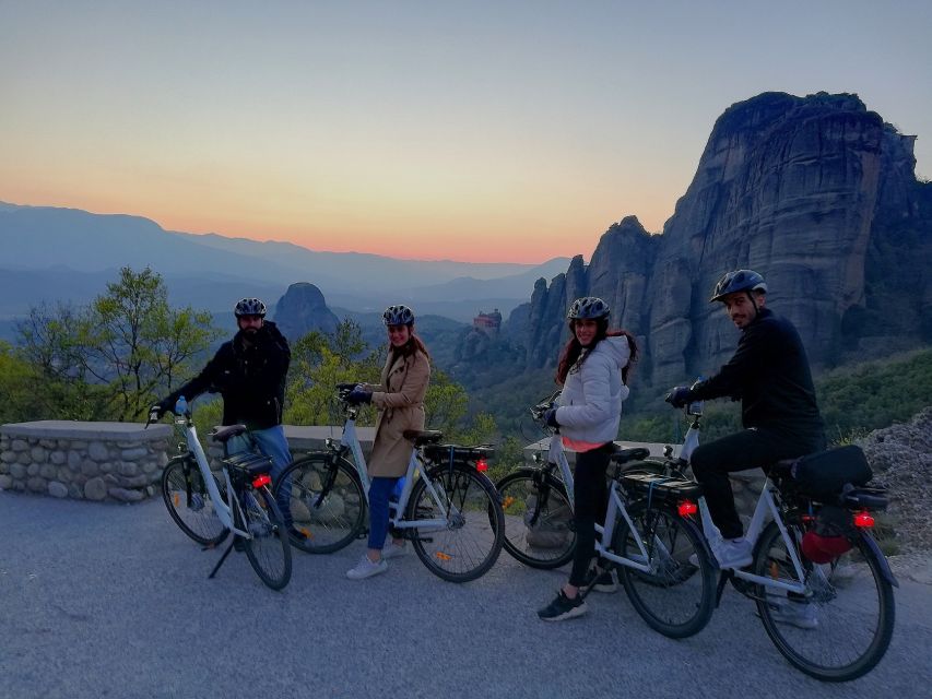 Meteora Sunset Tour on E-bikes - Price, group size, and what you receive