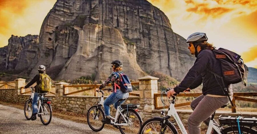 Meteora Sunset Tour on E-bikes - Why an e-bike changes the ride