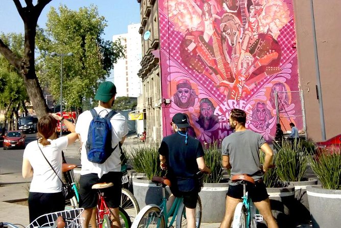 Mexico City; ART NACO : Murals & Street Art Bike Tour - Juárez and Cuauhtémoc, then the Alameda murals