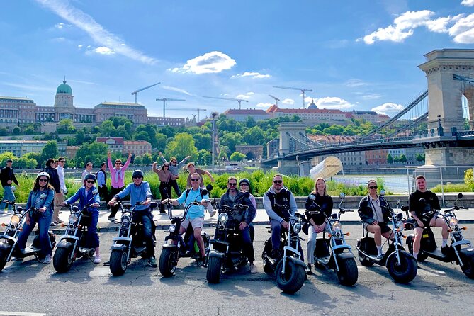 Monster Bike Sightseeing Tour – City Budapest on Electric Rollers - Castle Garden Bazaar at the foot of Buda Castle