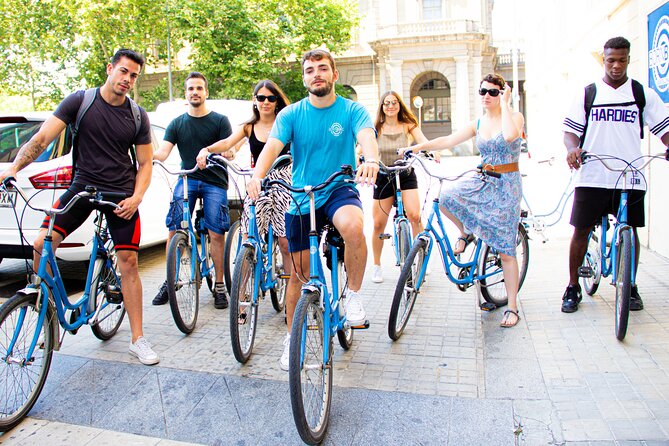 Montjuïc: Magic & Art Bike Tour Barcelona - The Magic Fountain gets the longest stop