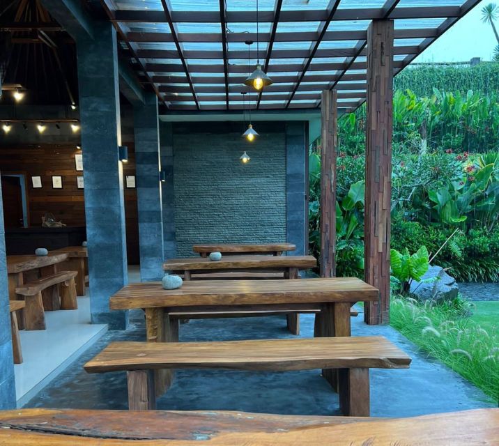 Mount Batur: Black Lava Cycling Tour w/ Natural Hot Spring - Food, coffee, and the return drive