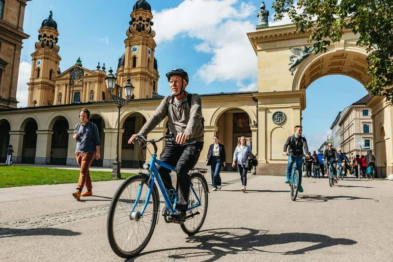 Munich: Guided City Tour by Bike with Beer Garden Stop - Old Town streets and Munich’s royal center