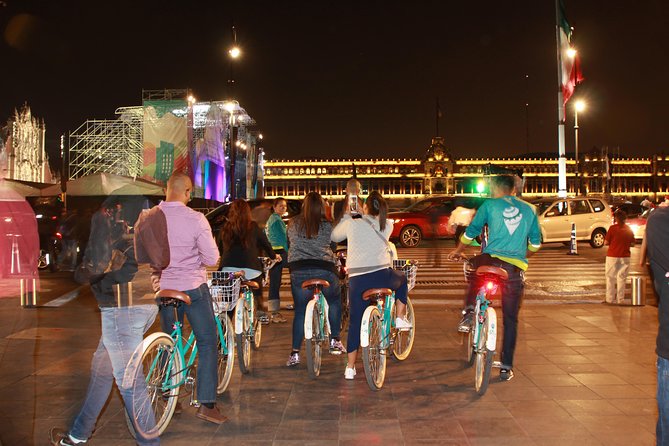 Neon Bike Party - Private Bike Tour - Riding through the Centro Histórico