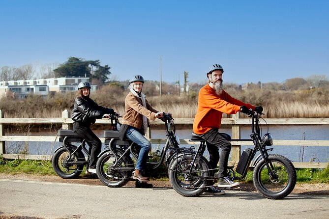 New Forest E-Bike Adventure - Milford on Sea for an easy seaside pause