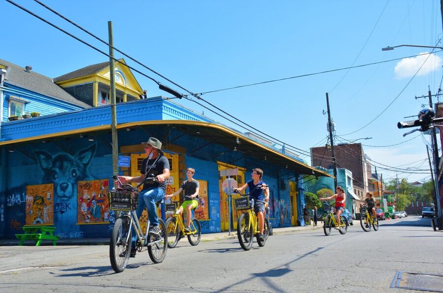 New Orleans: Buzz the Crescent Guided Bike Tour - The French Quarter and the River View by Jackson Square