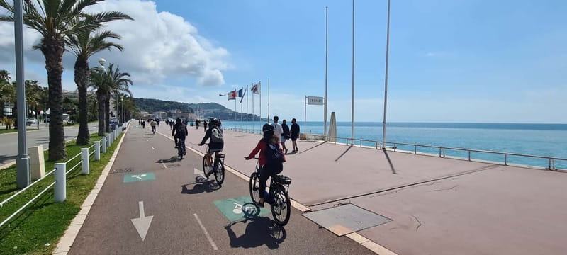 Nice: Bike or E-Bike Rental - Extending the Ride Toward Villefranche-sur-Mer
