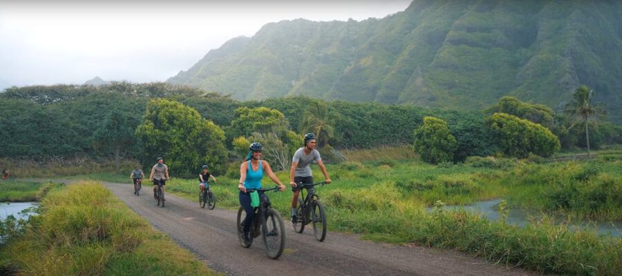 Oahu: Kualoa Electric Bike Tour - Film sites from Jurassic Park and King Kong