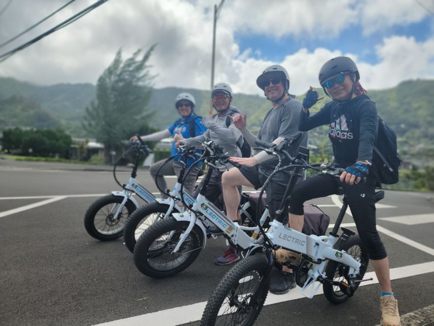 Oahu: Waikiki E-Bike Ride and Manoa Falls Hike - From Kuhio Village Tower to the streets of Waikiki