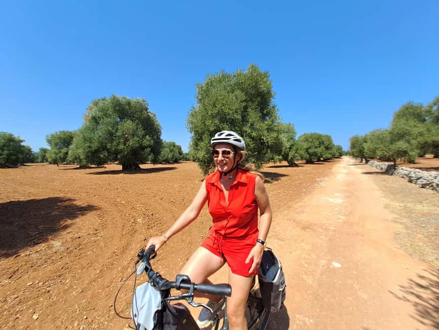 Ostuni: Guided e-bike tour to rock village & olive trees - Starting at Via Antonio Specchia