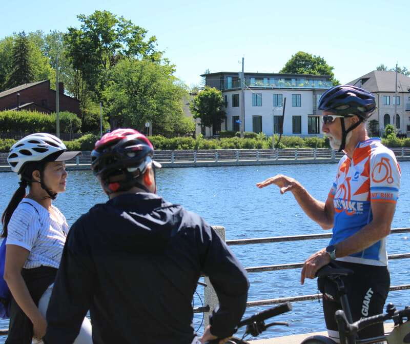 Ottawa 200th Anniversary Guided Bike Tour - The Rideau Canal sets the tone