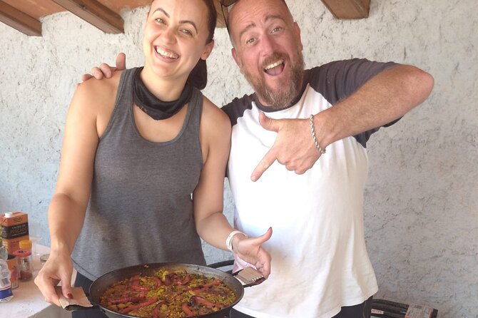 Paella Class, Winery & Bike Ride - Free Hotel Pickup from Sitges - Key details at a glance