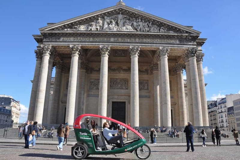 Paris: 2 hours Emily Tour in a Private Rickshaw bike - A private ride through Emily’s Paris