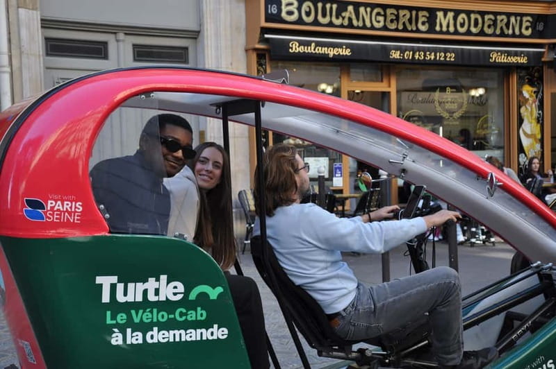 Paris: 2 hours Emily Tour in a Private Rickshaw bike - Place Saint-Michel and the Left Bank opening
