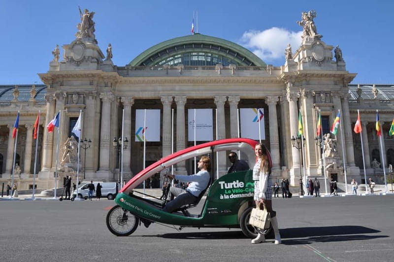 Paris: 2 hours Emily Tour in a Private Rickshaw bike - Pont Alexandre III and the route across the city