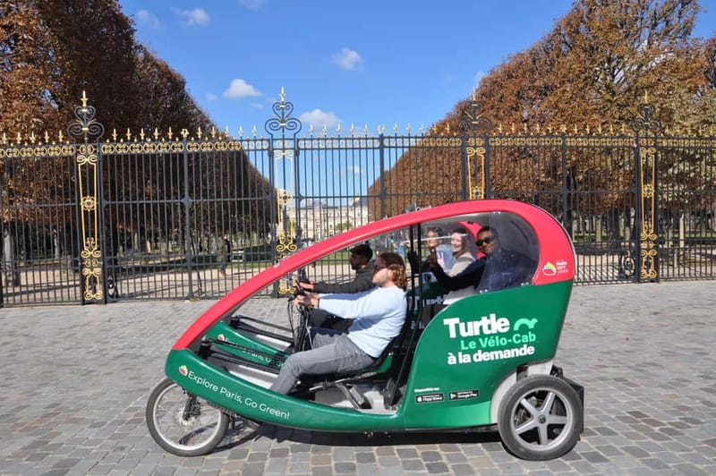 Paris: 2 hours Emily Tour in a Private Rickshaw bike - The bakery, Café de Flore, and Emily’s work life