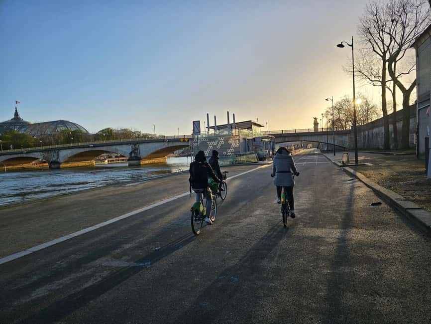 Paris before the crowds, bike tour & Breakfast - The $81 price and what you receive