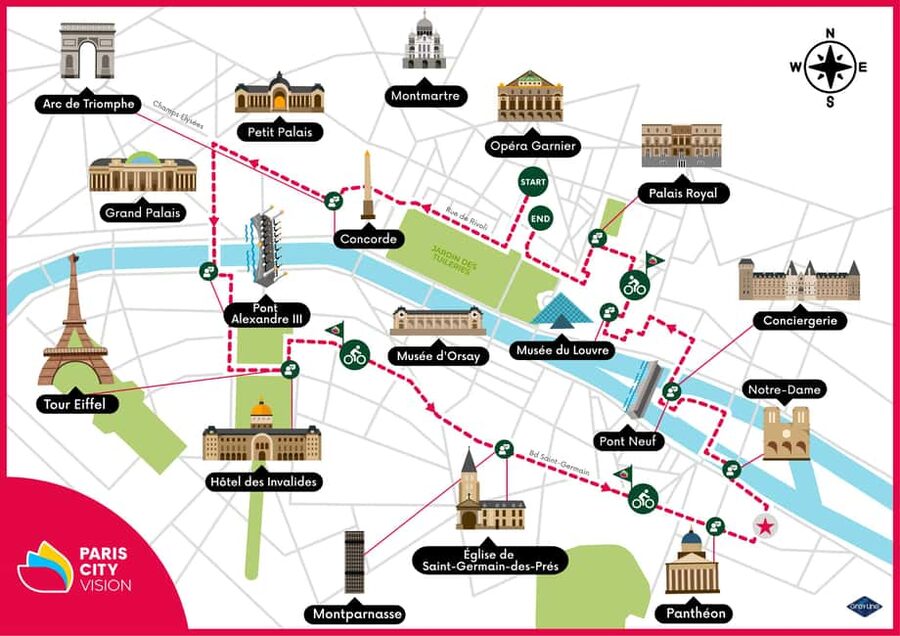 Paris Guided Bike Tour - Bridges, islands, and the medieval heart