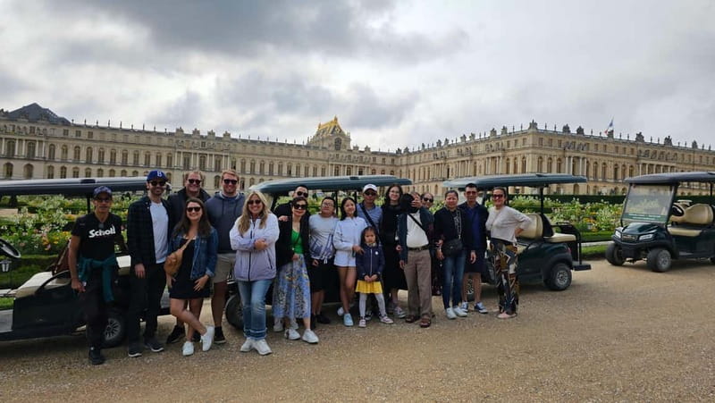 Paris: Versailles Golf Cart & Bike Tour with Palace Entry - The royal gardens by golf cart