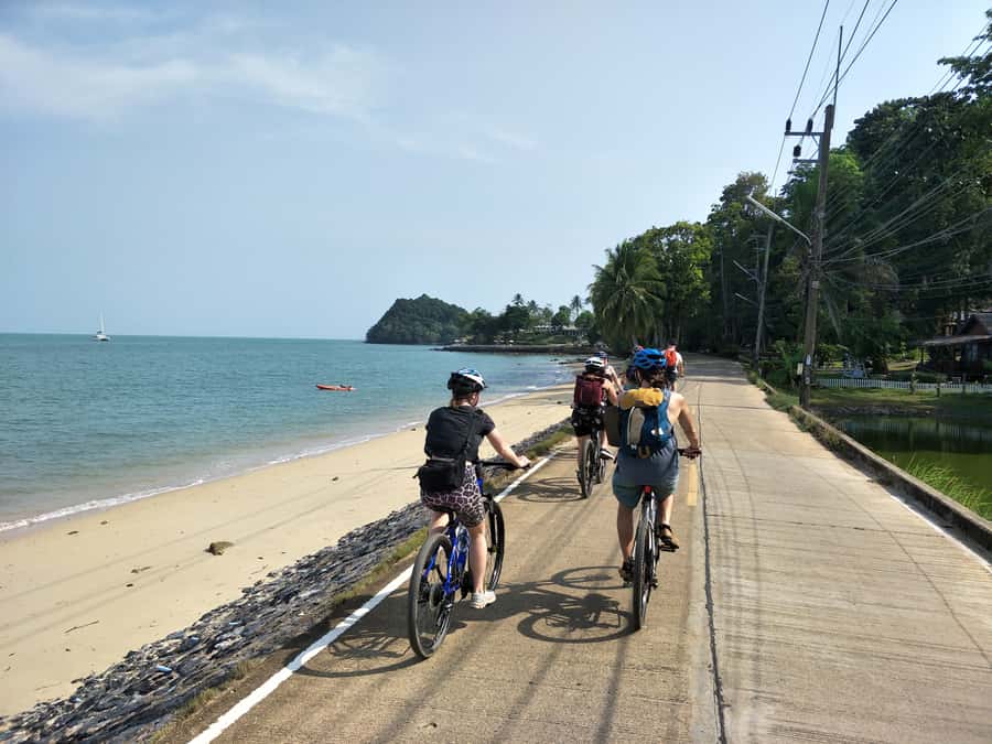 Phuket: Yao Island Cycling and Beach Day-Trip - Leaving Phuket by boat for Koh Yao Noi