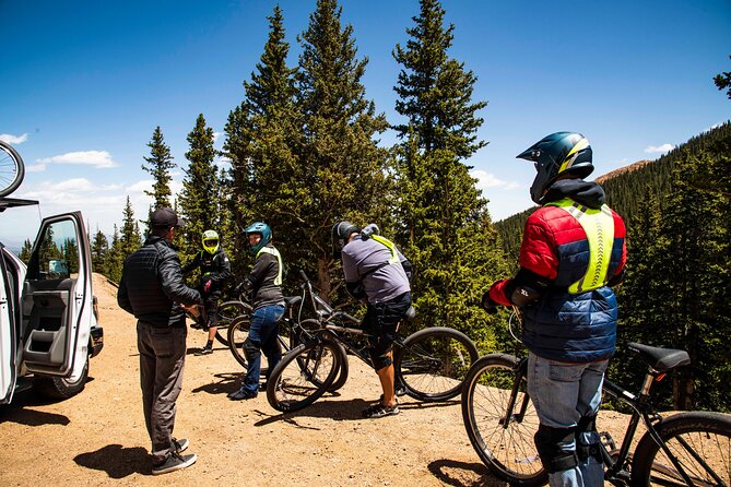 Pikes Peak Summit Downhill Bike Tour - What the equipment and support add