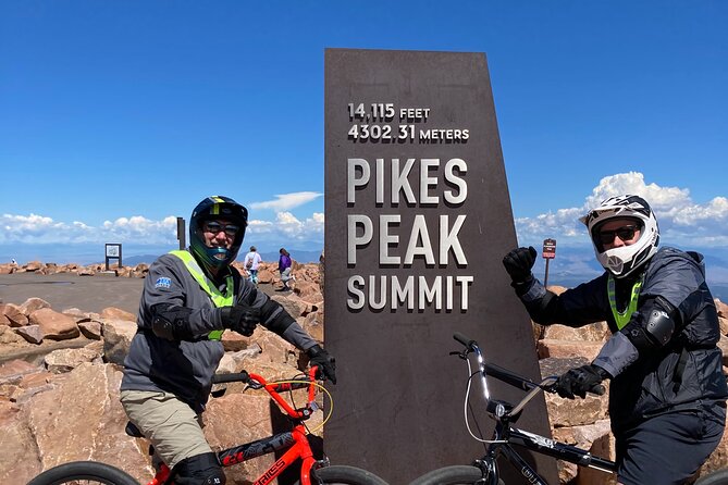 Pikes Peak Summit Downhill Bike Tour - Scenic stops and photo opportunities