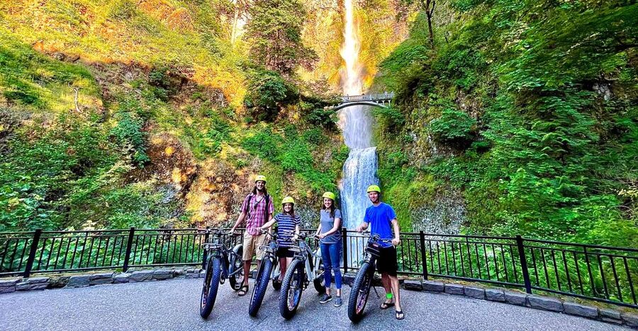 Portland: E-Bike Tour at Multnomah Falls - Key points at a glance