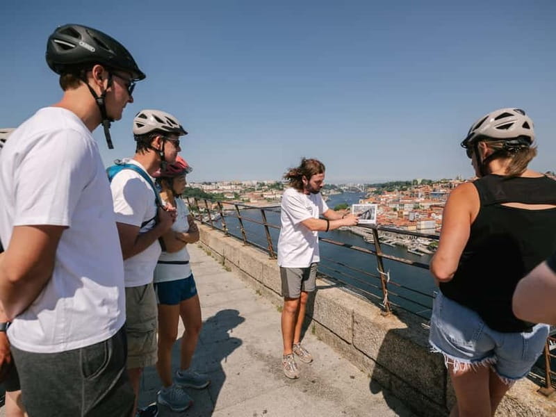 Porto: Highlights in 3 Hours E-Bike Tour - São Bento Station’s blue-tiled interior