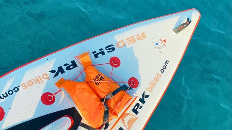 Porto Torres: rent a water bike - What happens before you leave the shore