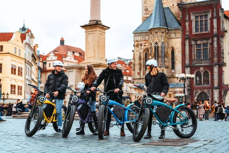 Prague: 10 Must-See Landmarks & Viewpoints on E-Bike Tour - Josefov and Old Town Square in one compact sweep