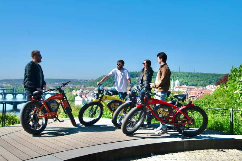 Prague: 10 Must-See Landmarks & Viewpoints on E-Bike Tour - Starting beside Charles Bridge in Lesser Town