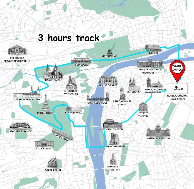 Prague: Bike or E-Bike City Tour with A Local Guide - Wenceslas Square, Municipal House, and Powder Tower