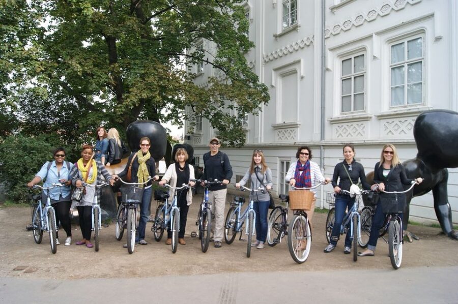 Prague City Bike guided tour - Wenceslas Square and the wider city center