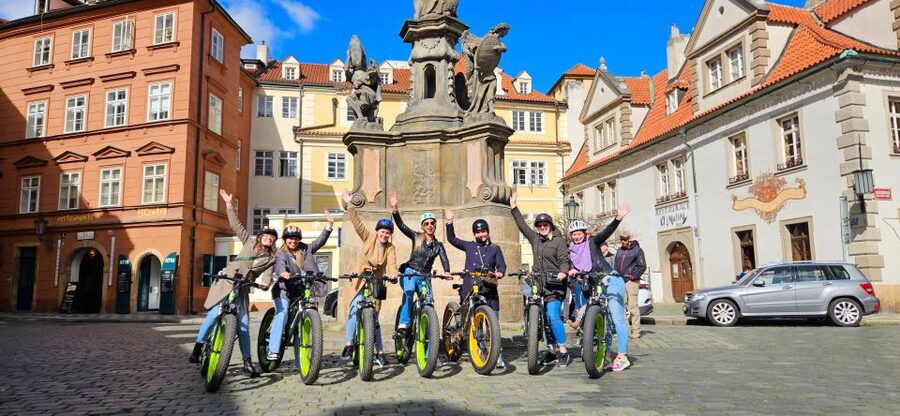 Prague: City Viewpoints Tour by Electric Fat Bike - Lesser Town, the Lennon Wall, and the Vltava