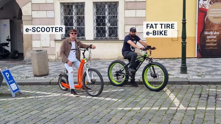 Prague: City Viewpoints Tour by Electric Fat Bike - Starting near the Japanese Embassy
