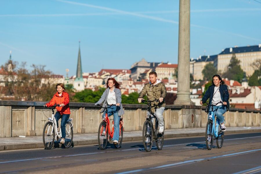Prague: Complete Bike Tour - The cycling itself: easy pace, real city conditions